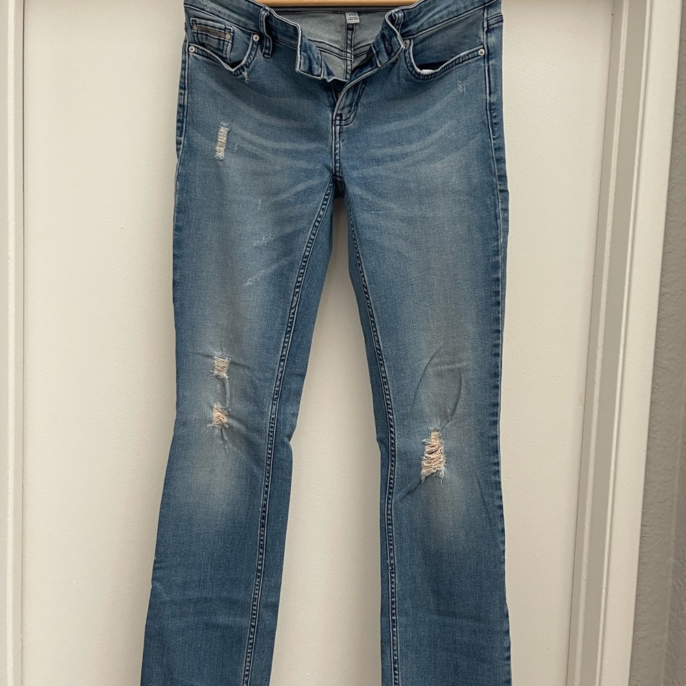 Calvin Klein Jeans Women's Boot Cut in Light Blue